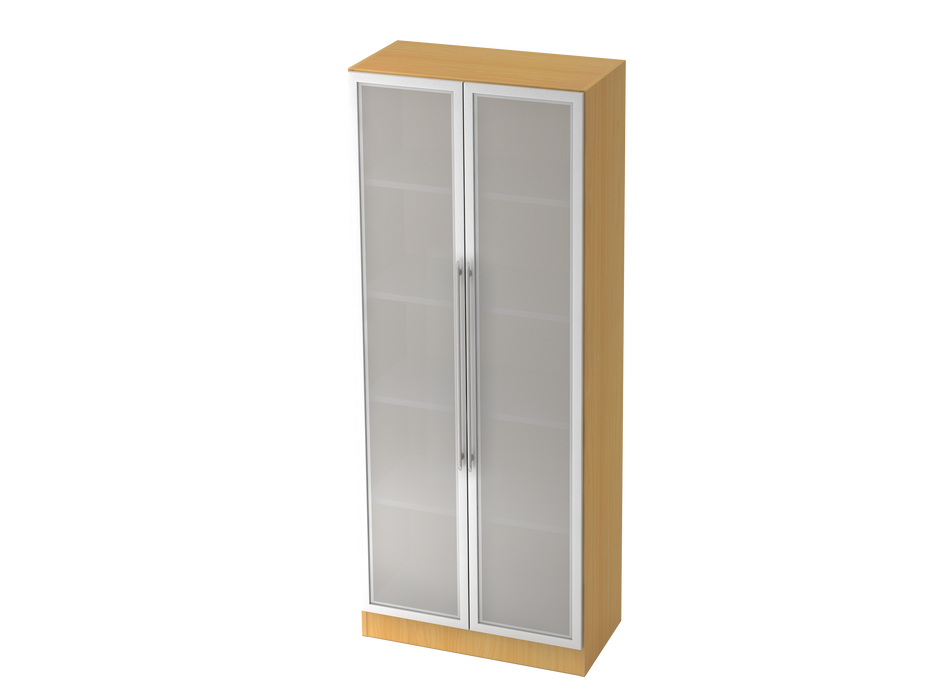 Hammerbacher NEU | Glastürenschrank 7100G, 5 OH