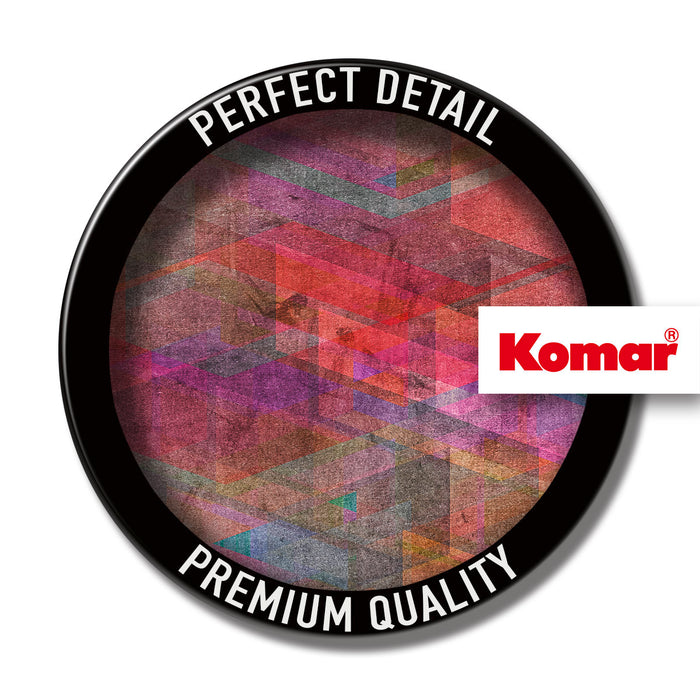 Komar NEU | Digitaldruck Vlies Fototapete - Colorful Black - Größe 400 x 250 cm