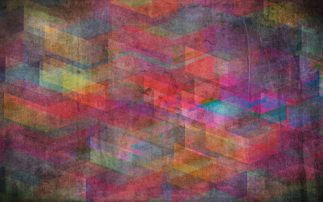 Komar NEU | Digitaldruck Vlies Fototapete - Colorful Black - Größe 400 x 250 cm