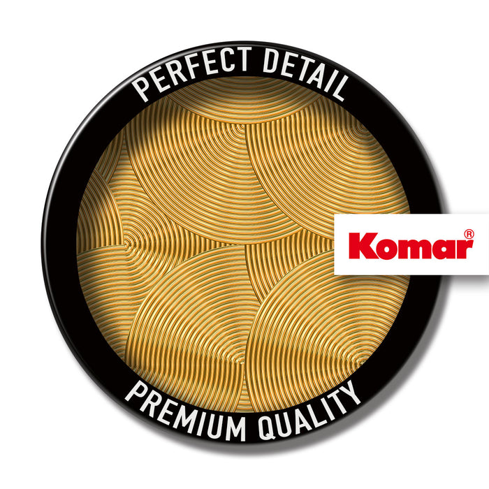 Komar NEU | Digitaldruck Vlies Fototapete - Groovy Gold - Größe 400 x 250 cm