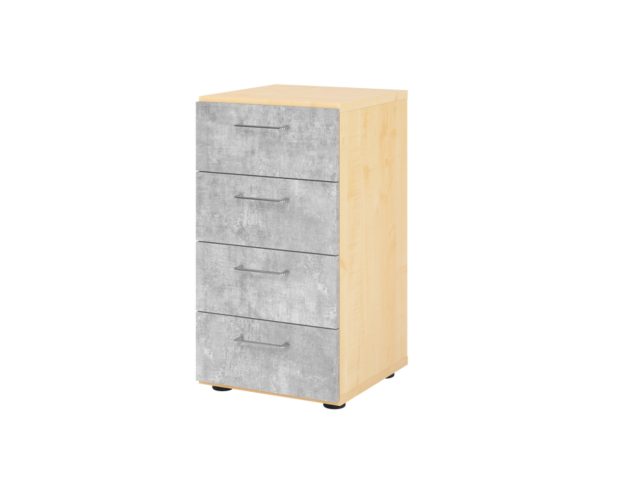 Hammerbacher NEU | Regal 2OH, 4 Schübe 924S4 BS