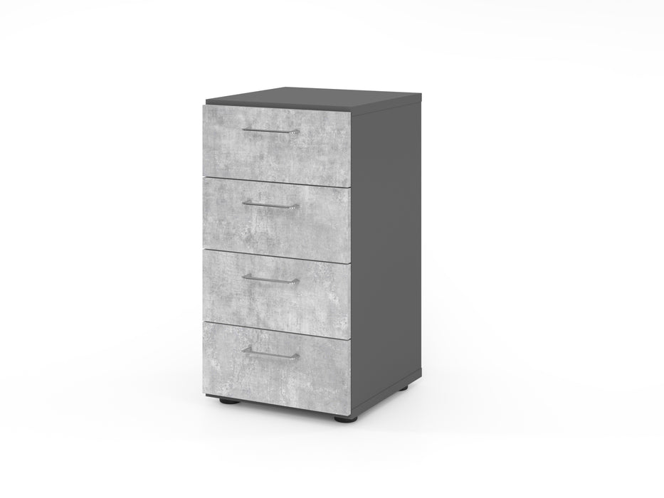 Hammerbacher NEU | Regal 2OH, 4 Schübe 924S4 BS