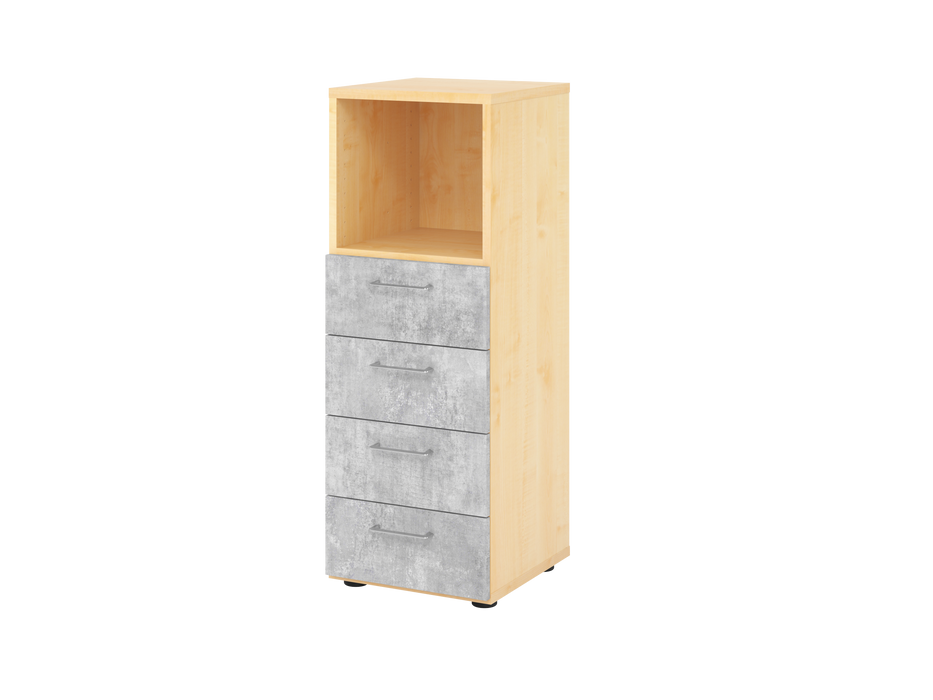 Hammerbacher NEU | Regal 3OH, 4 Schübe 934S4 BS