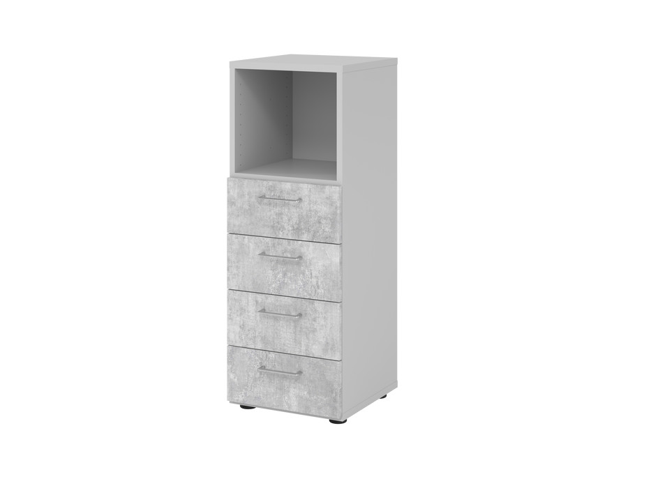 Hammerbacher NEU | Regal 3OH, 4 Schübe 934S4 BS