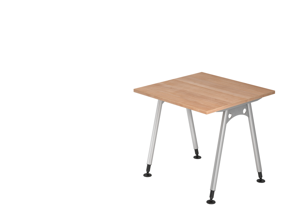 Hammerbacher NEU | Schreibtisch AS08, 80 x 80 cm  Platte: