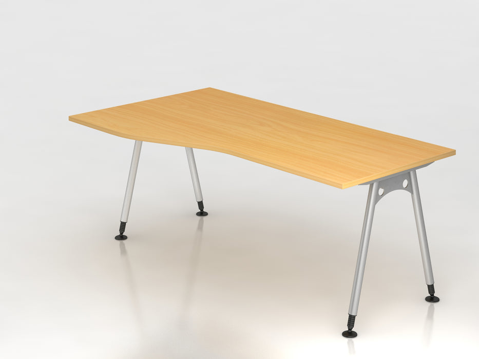 Schreibtisch AS18, 180 x 100/80cm