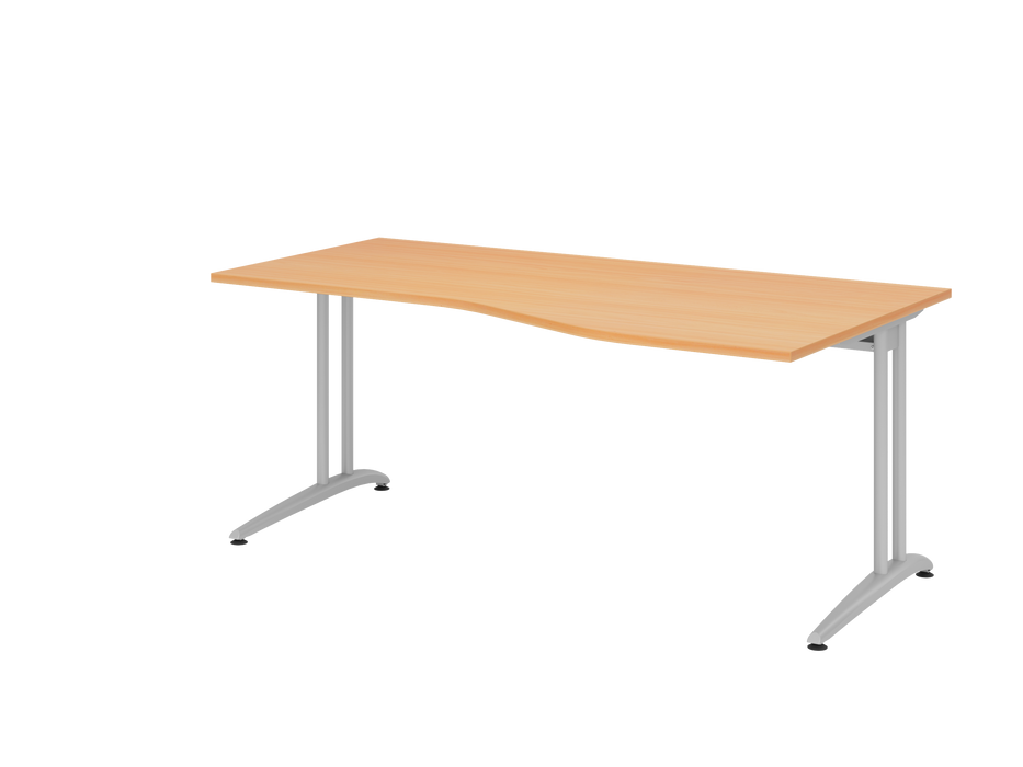 Hammerbacher NEU | Schreibtisch BS18, 180 x 100/80cm