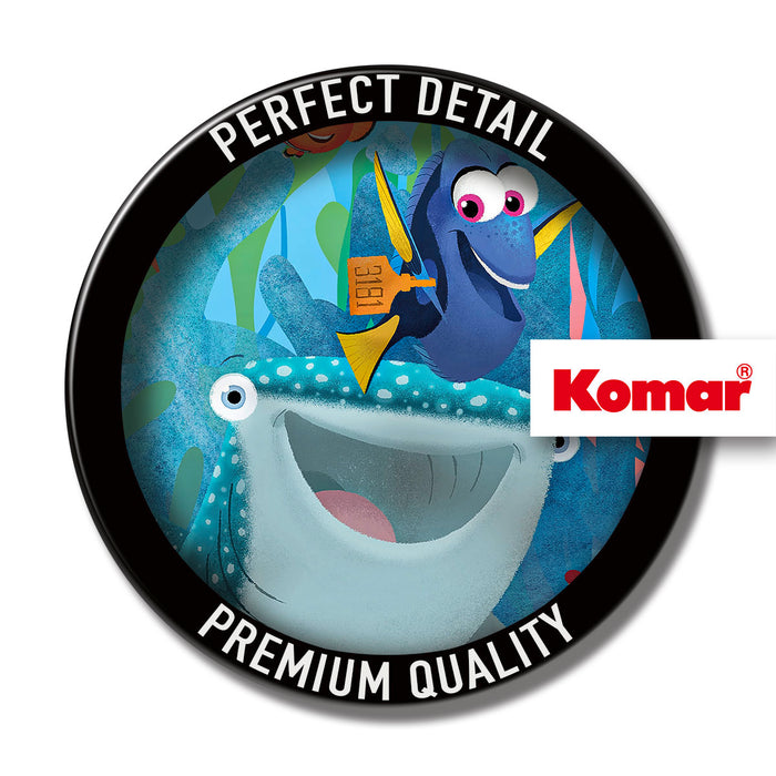 Komar NEU | Digitaldruck Vlies Fototapete - Panel Finding Dory Aquarell - Größe 120 x 200 cm