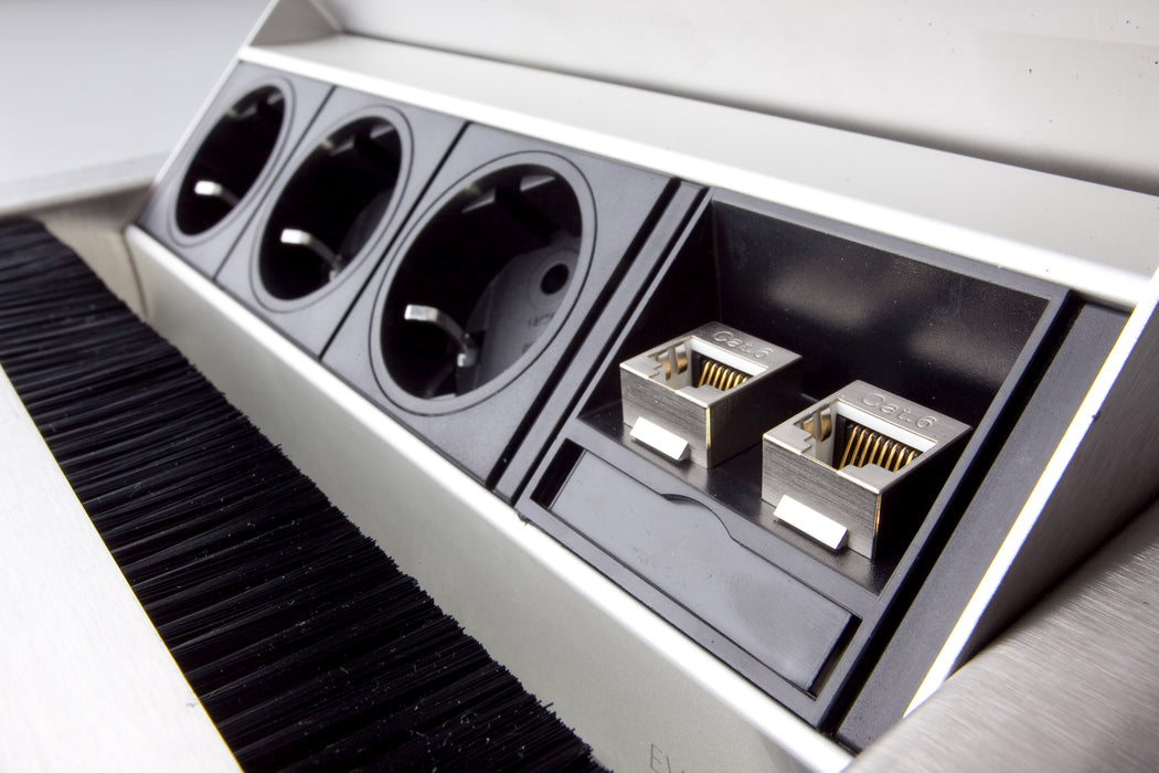 Hammerbacher NEU | Steckdosenleiste DATA1 mit Einbau