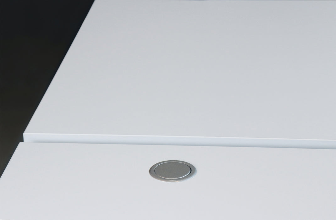 Hammerbacher NEU | Steckdosentower Aluminium versenkbar