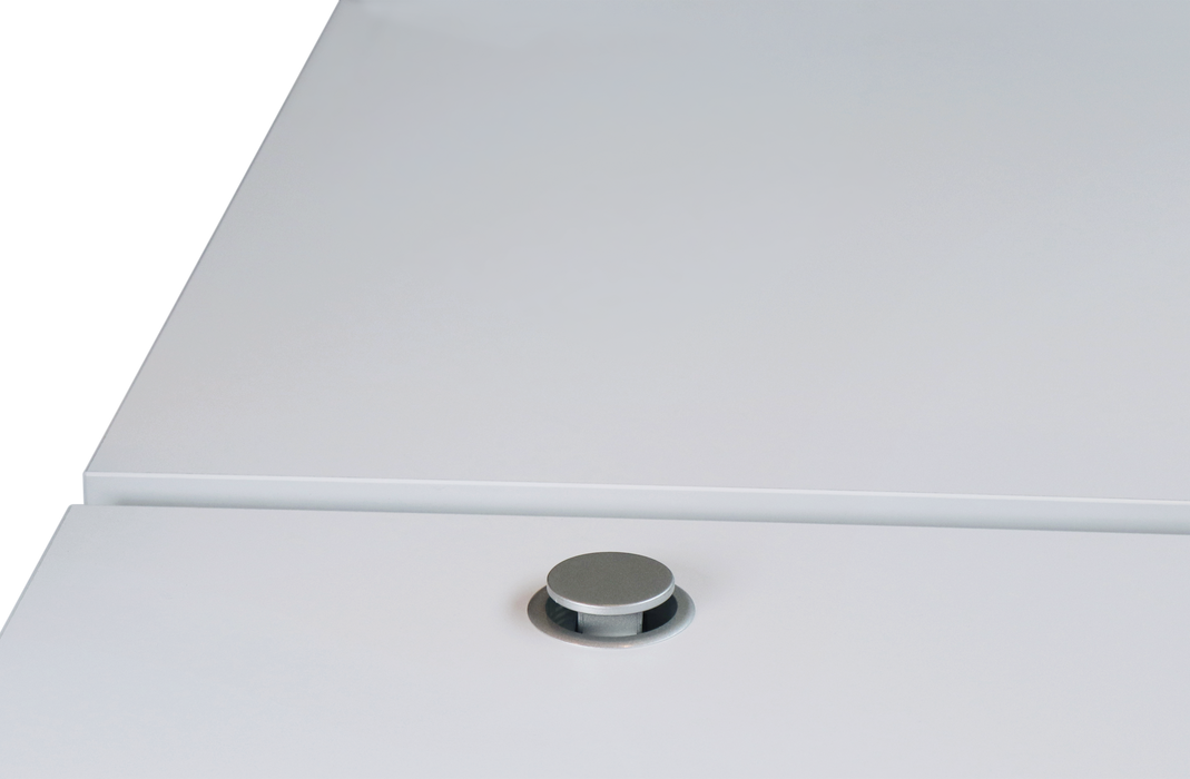 Hammerbacher NEU | Steckdosentower Aluminium versenkbar