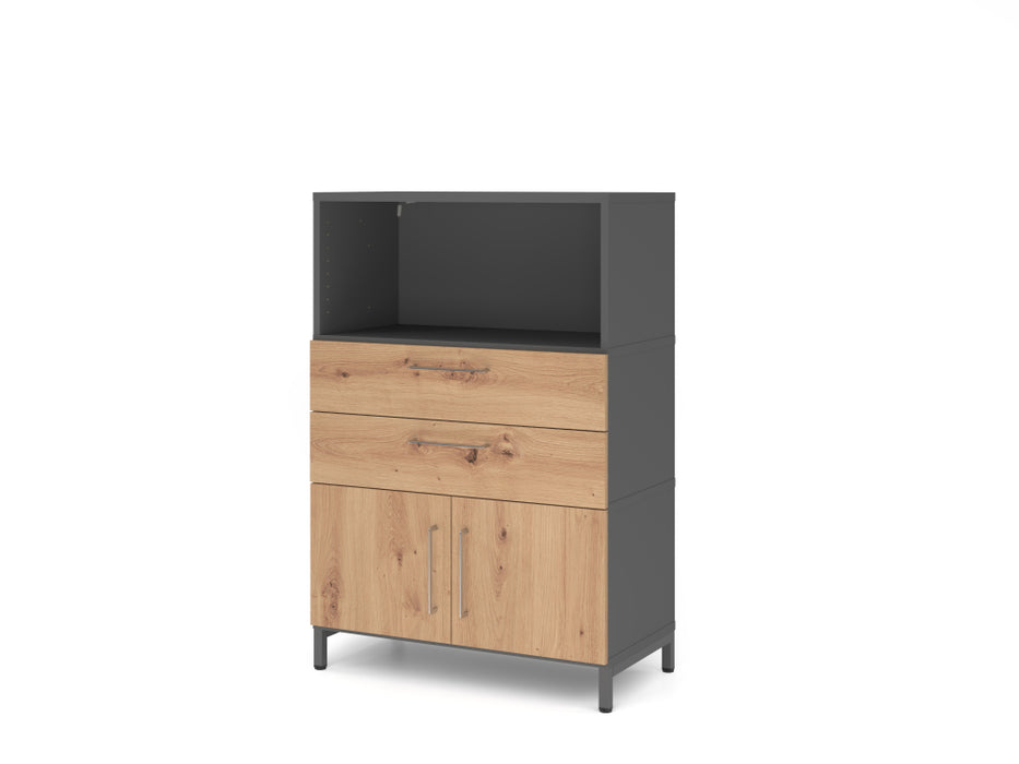 Kombischrank 80cm, 3OH