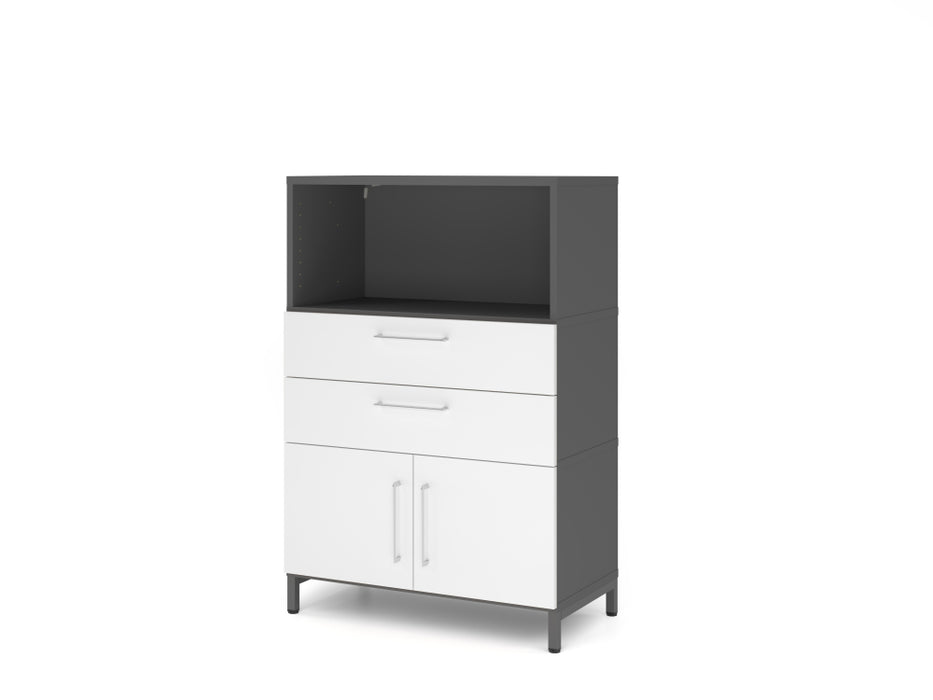 Kombischrank 80cm, 3OH