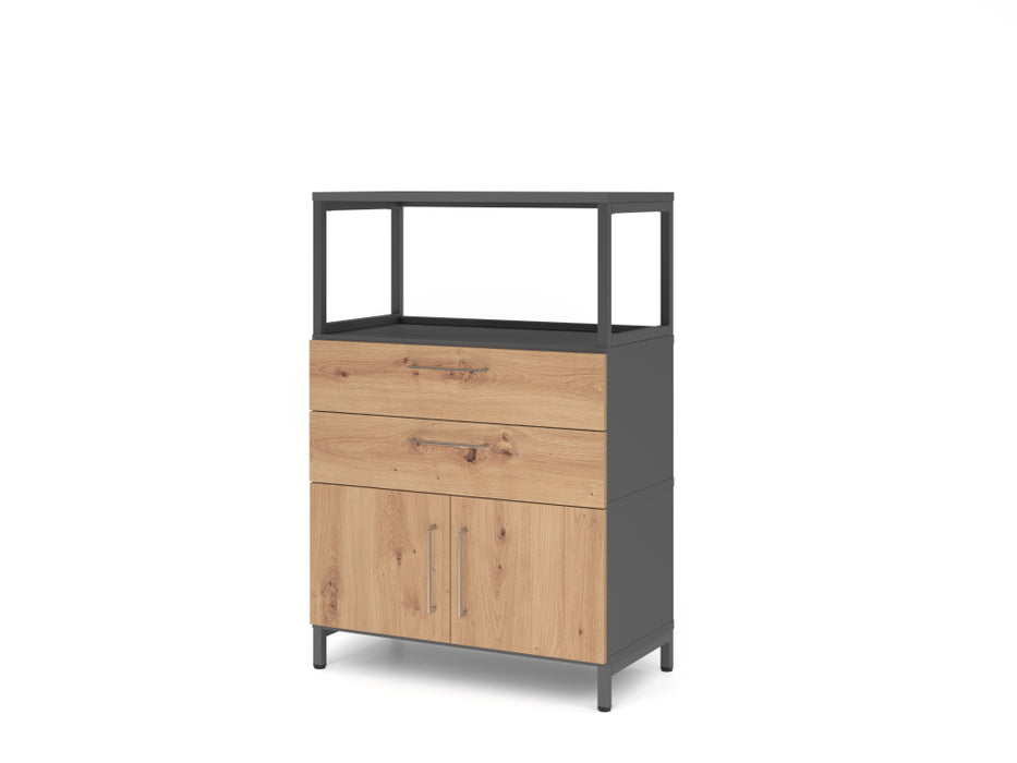 Kombischrank 80cm, 3OH