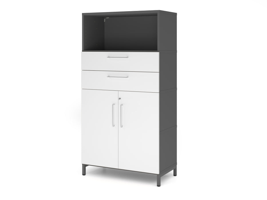 Kombischrank 80cm, 4OH