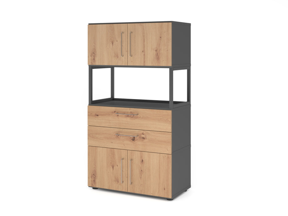 Kombischrank 80cm, 4OH