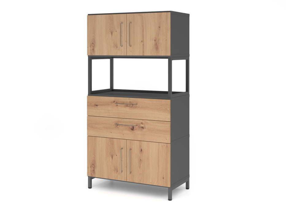 Kombischrank 80cm, 4OH