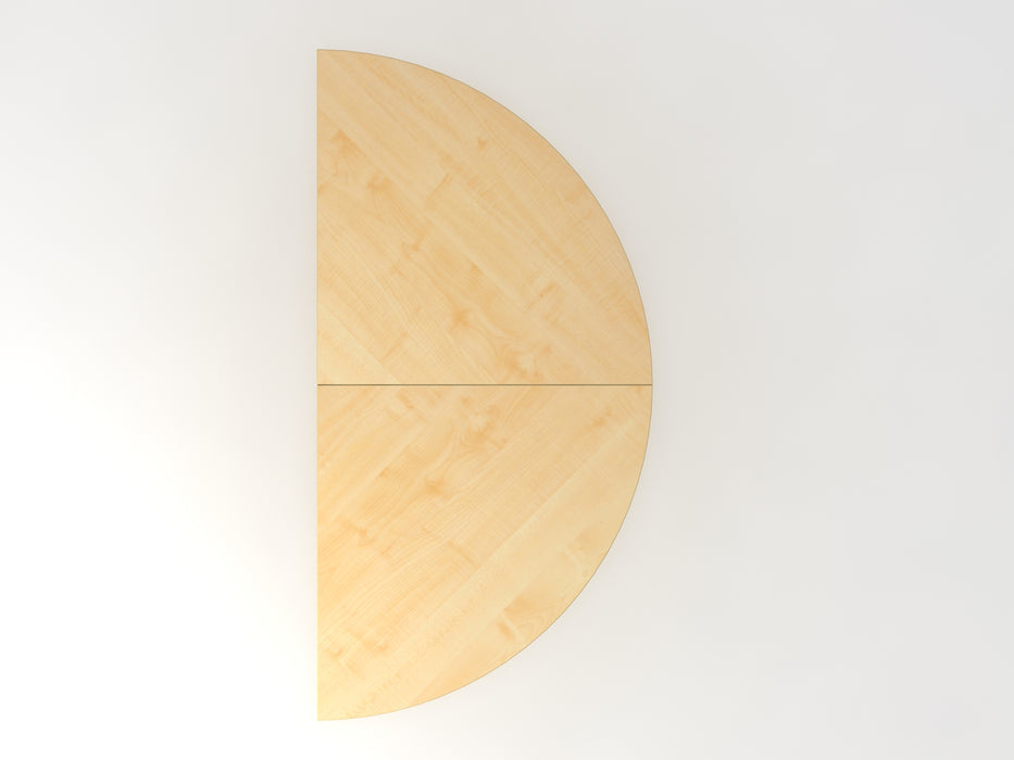 Hammerbacher NEU | Anbautisch 2xViertelkreis HA160, 160 x 80 cm