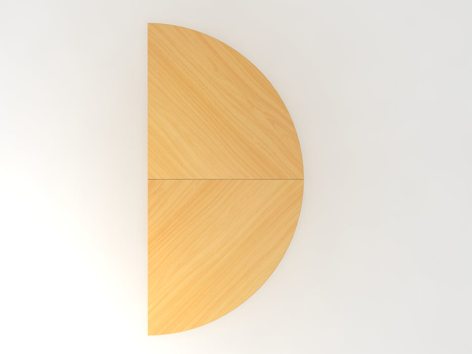 Hammerbacher NEU | Anbautisch 2xViertelkreis JA160, 160 x 80 cm