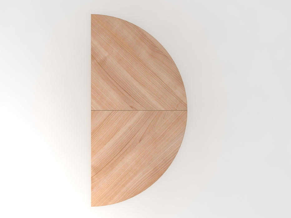 Hammerbacher NEU | Anbautisch 2xViertelkreis JA160, 160 x 80 cm