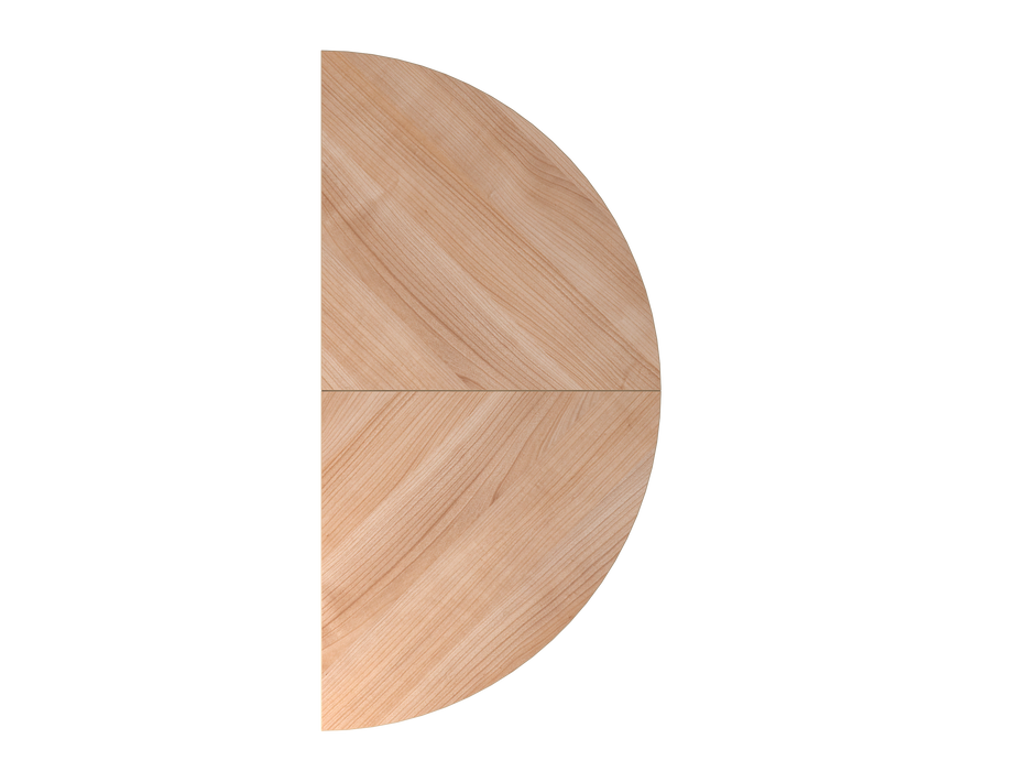 Hammerbacher NEU | Anbautisch 2xViertelkreis JA160, 160 x 80 cm