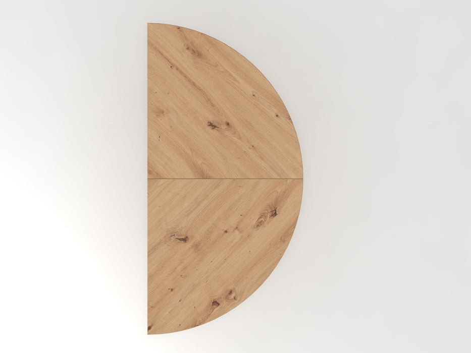 Hammerbacher NEU | Anbautisch 2xViertelkreis JA160, 160 x 80 cm