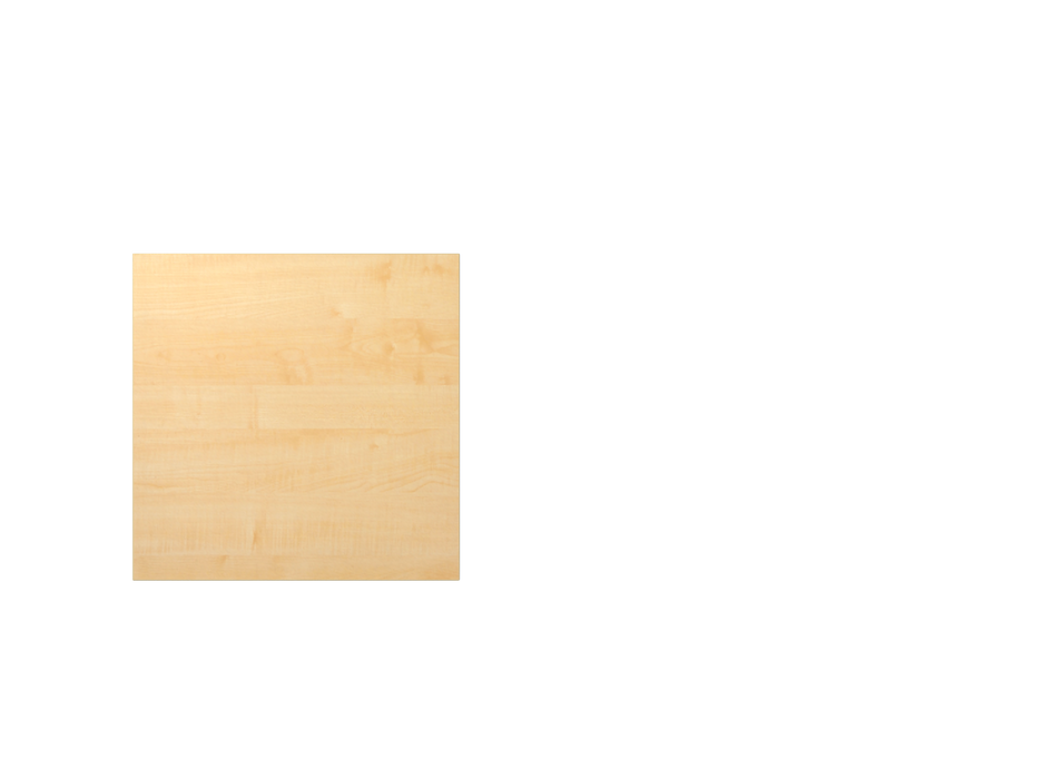 Tischplatte KP08, 80 x 80 cm