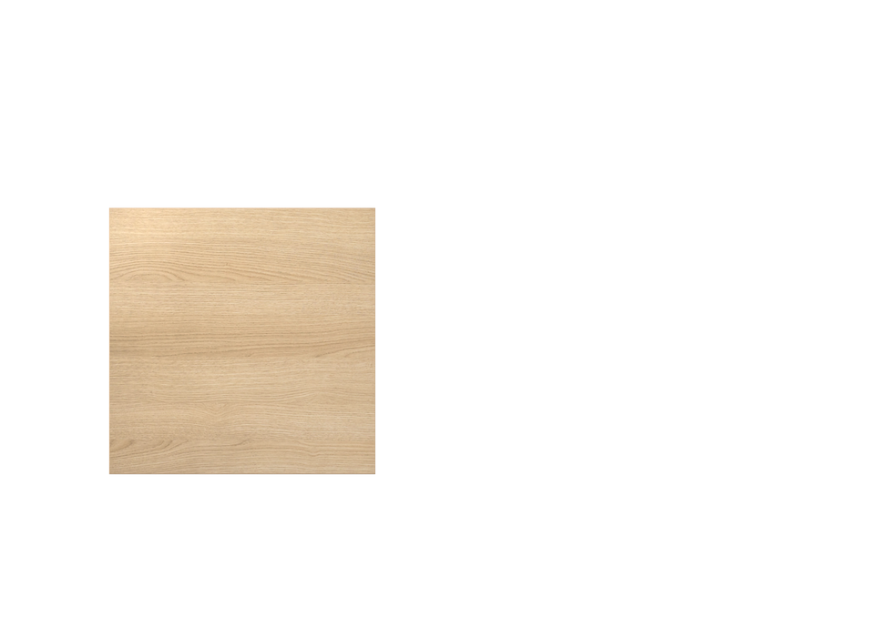 Hammerbacher NEU | Tischplatte KP08, 80 x 80 cm