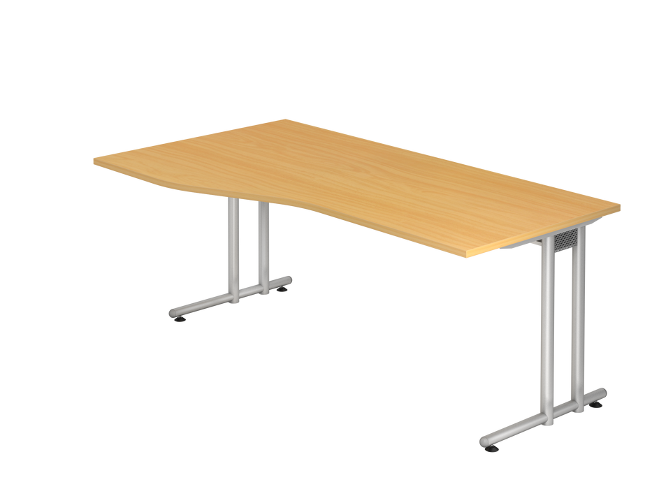 Hammerbacher NEU | Schreibtisch NS18, 180 x 100/80cm