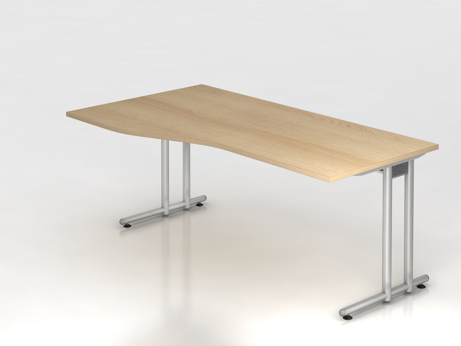 Hammerbacher NEU | Schreibtisch NS18, 180 x 100/80cm