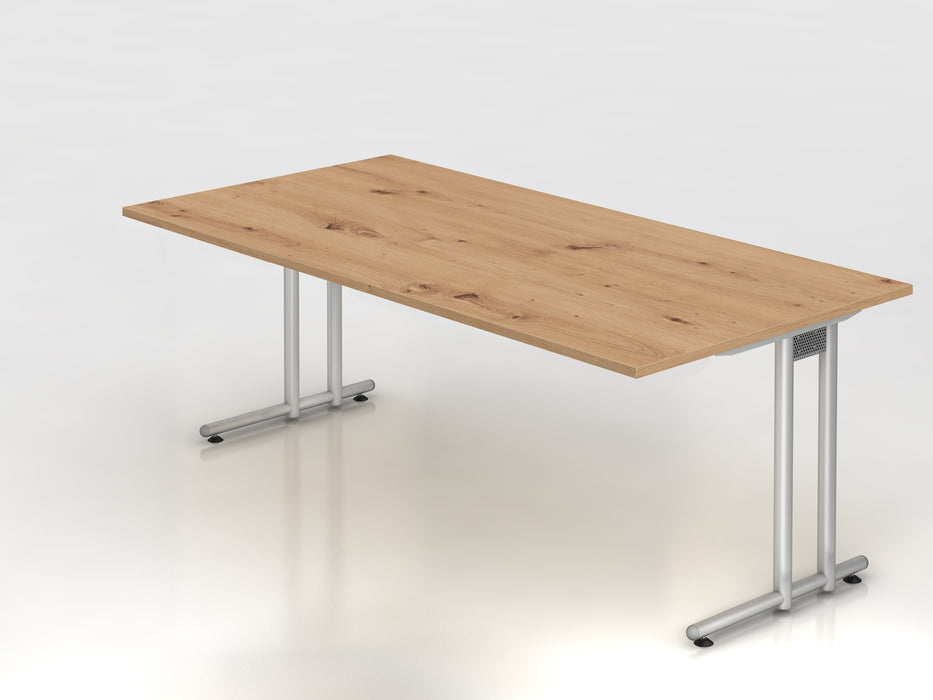 Hammerbacher NEU | Schreibtisch NS2E, 200 x 100 cm