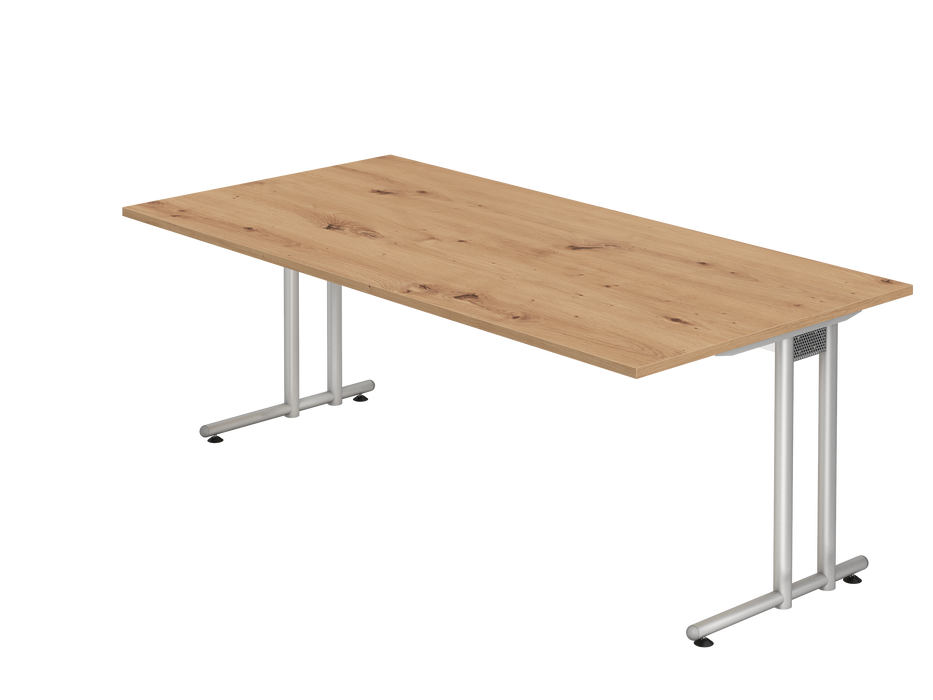 Hammerbacher NEU | Schreibtisch NS2E, 200 x 100 cm