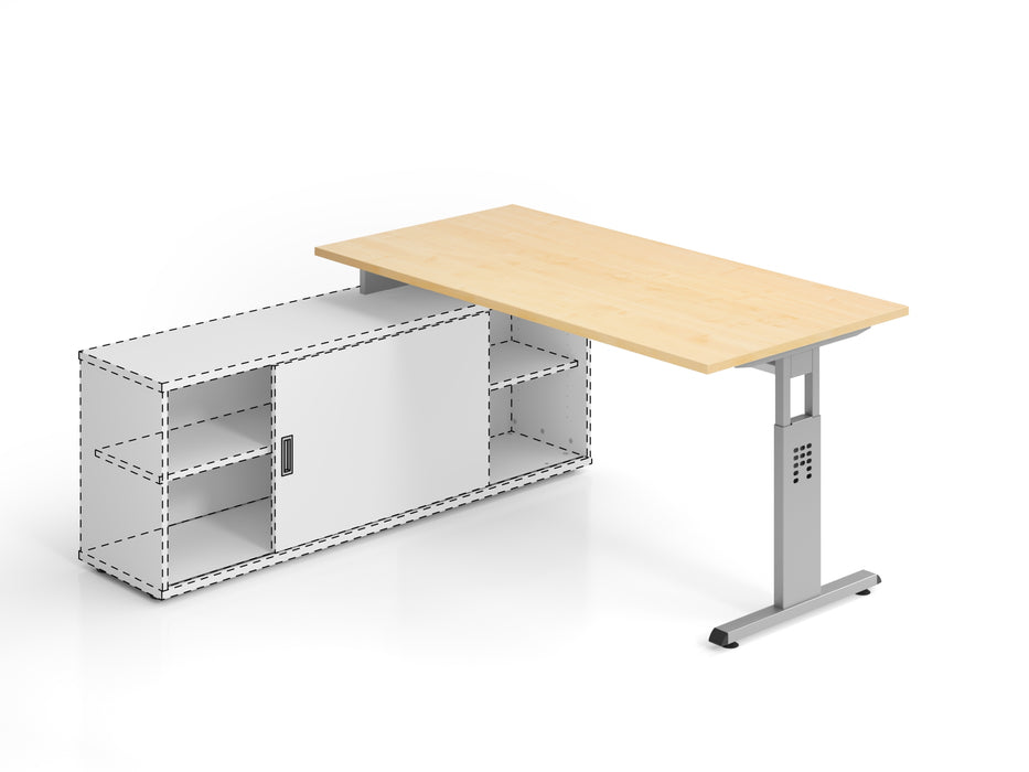 Hammerbacher NEU | Anbauschreibtisch OSE16, 160 x 80 cm