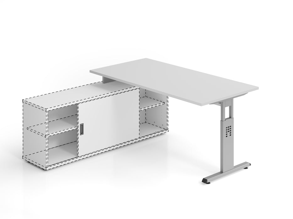 Hammerbacher NEU | Anbauschreibtisch OSE16, 160 x 80 cm