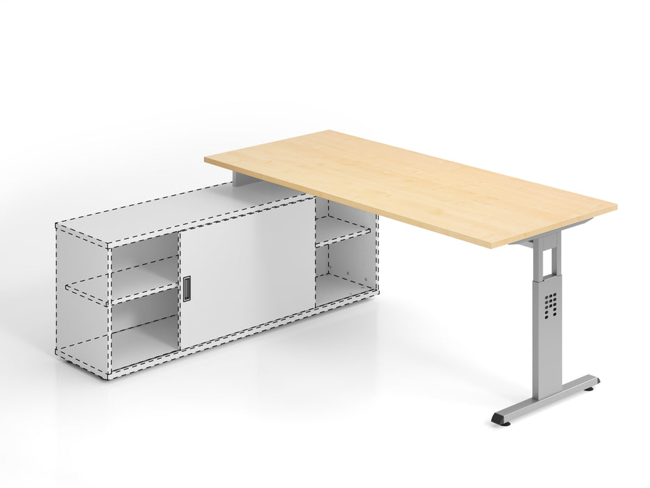 Hammerbacher NEU | Anbauschreibtisch OSE19, 180 x 80 cm