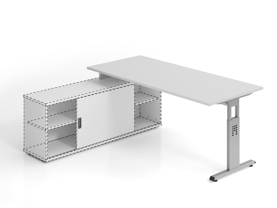 Hammerbacher NEU | Anbauschreibtisch OSE19, 180 x 80 cm
