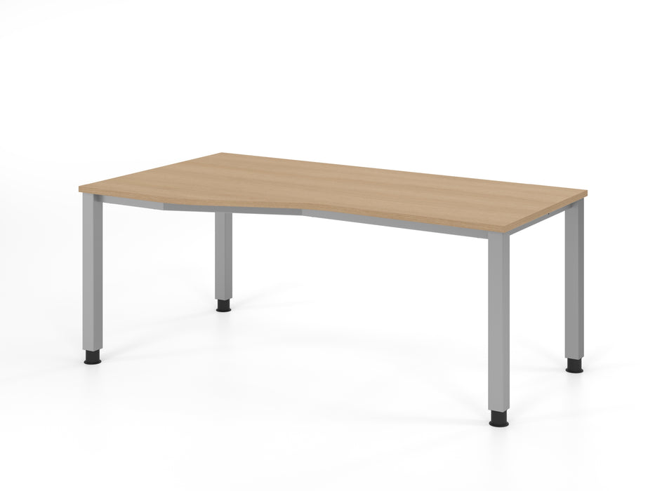 Hammerbacher NEU | Schreibtisch QS18, 180 x 100/80cm