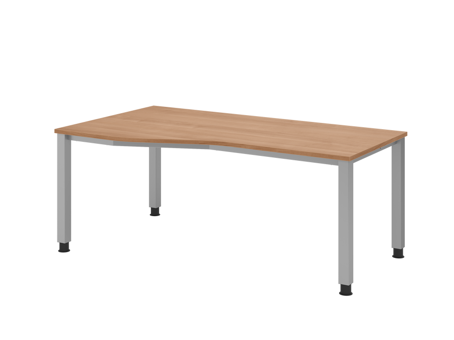 Hammerbacher NEU | Schreibtisch QS18, 180 x 100/80cm