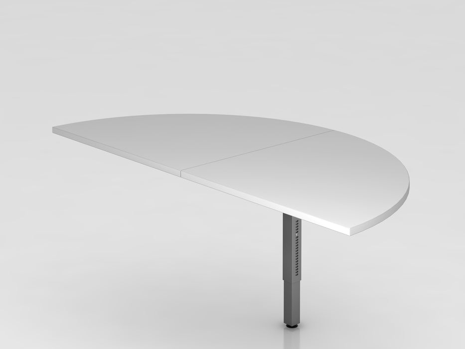 Hammerbacher NEU | Anbautisch 2xViertelkreis RA160, 160 x 80 cm