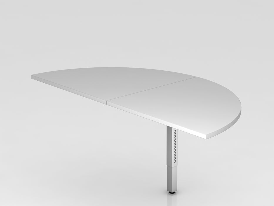 Hammerbacher NEU | Anbautisch 2xViertelkreis RA160, 160 x 80 cm