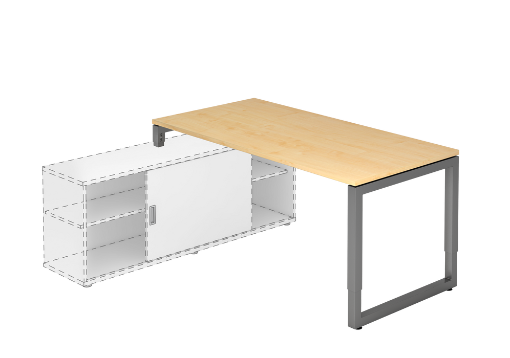 Hammerbacher NEU | Anbauschreibtisch RSE16, 160 x 80 cm