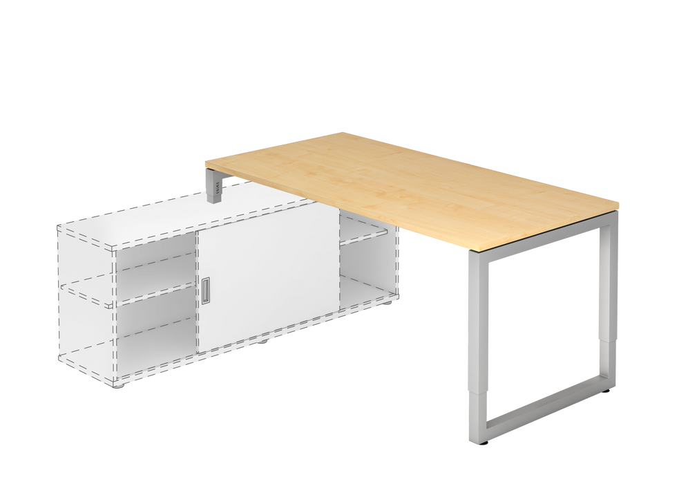 Hammerbacher NEU | Anbauschreibtisch RSE16, 160 x 80 cm