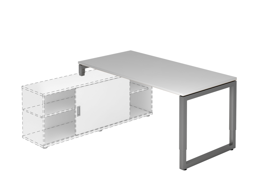 Hammerbacher NEU | Anbauschreibtisch RSE16, 160 x 80 cm