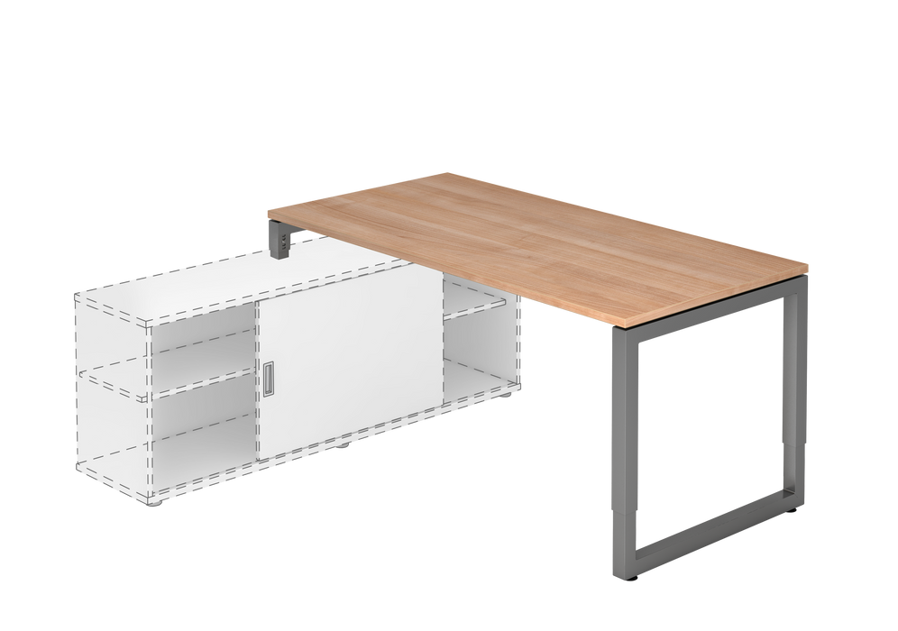 Hammerbacher NEU | Anbauschreibtisch RSE16, 160 x 80 cm