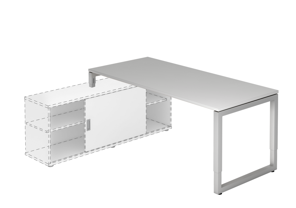 Hammerbacher NEU | Anbauschreibtisch RSE19, 180 x 80 cm