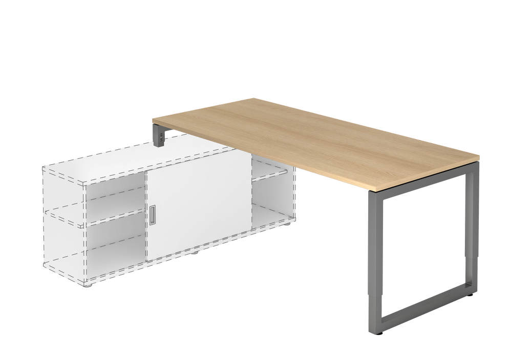 Hammerbacher NEU | Anbauschreibtisch RSE19, 180 x 80 cm