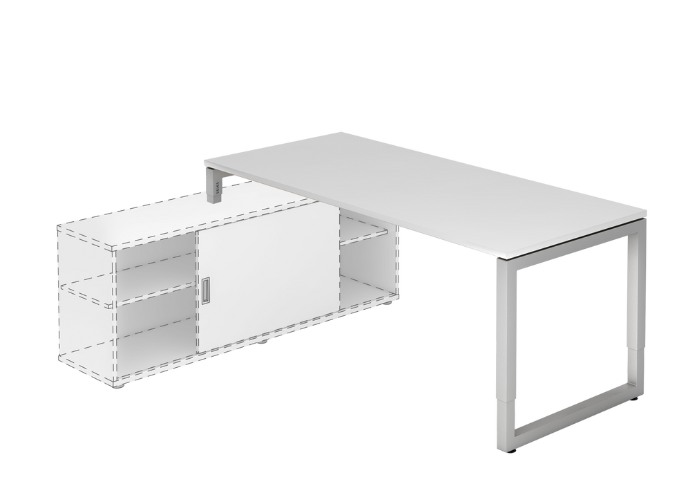 Hammerbacher NEU | Anbauschreibtisch RSE19, 180 x 80 cm