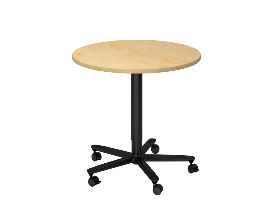 Hammerbacher NEU | Säulenhubtisch ST08, 80 cm rund