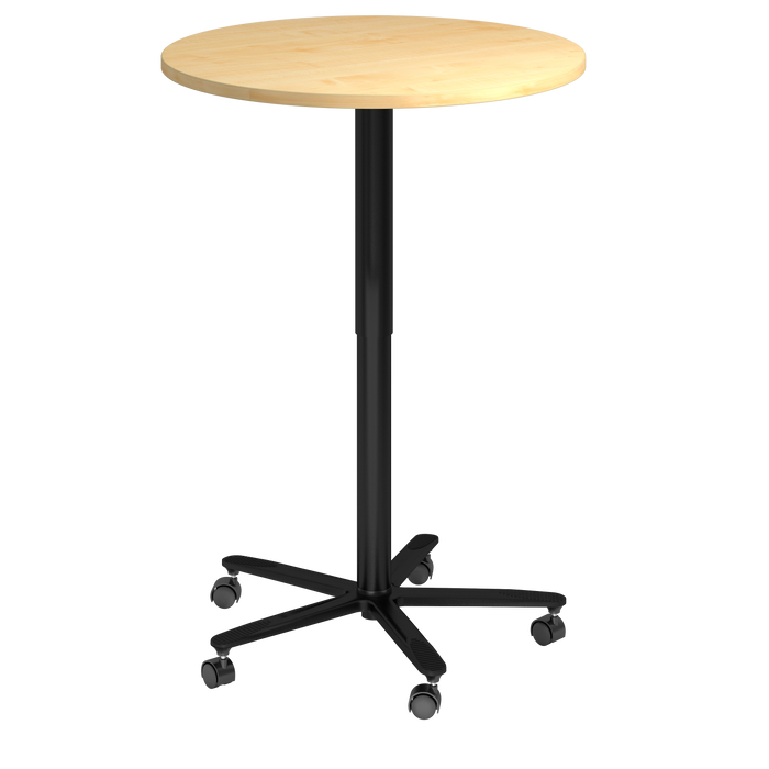 Hammerbacher NEU | Säulenhubtisch ST08, 80 cm rund