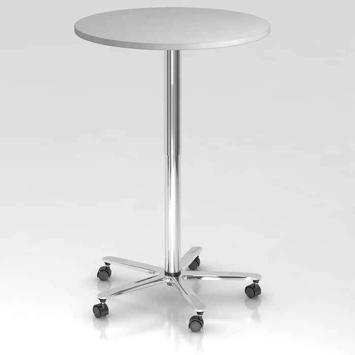 Hammerbacher NEU | Säulenhubtisch ST08, 80 cm rund